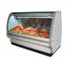 Howard-McCray R-CMS40E-8C-LED 100" Single Duty Curved Refrigerated Meat Display Case, Remote 1 image