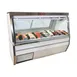 Howard-McCray SC-CFS34N-6-LED 72" Flat Refrigerated Seafood Display Case, White 1 image