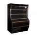 Howard-McCray SC-D32E-8-B-LED 98'' Vertical Dairy Open Air Merchandiser in Black, Self-Contained 1 image
