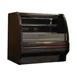 Howard-McCray R-OD40E-3L-B-C-LED 39" Horizantal Dairy Curved End Open Merchandiser in Black 1 image