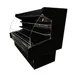 Howard-McCray SC-OD40E-6L-B-C-LED 75" Dairy Curved End Open Air Merchandiser in Black, Self-Contained 2 image