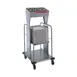 Dinex DXPIDTS1S1622 Mobile Tray & Silverware Dispenser with 8-Cylinder 1 image