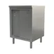 Tarrison TC-C2424HD Stainless Steel Utility Storage Cabinet w/ Base with (1) Hinged Door - 24"W x 24"D 1 image