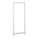 Cambro CPPK2456480 Camshelving Premium Post Kit, 24W, 56H, Stationary, Plastic Finish, Speckled Gray 1 image