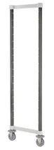 Cambro EXHDPK1870480 Camshelving XTRA High Density Post Kit, 18.5W x 64.75H, Mobile Unit, Speckled Gray, Plastic Finish 1 image