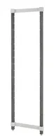 Cambro EXPK1884480 Camshelving Elements XTRA Post Kit, 18.5W, 84.75H, Stationary, Speckled Gray, NSF 1 image