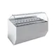 Ciam USA CIAM CIAO CIAODVCGL24I 84" Gelato/Ice Cream Dipping Cabinet w/ Curved Sneeze Guard 1 image