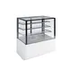 Ciam USA CIAM TORTUGA TG3P8PVAP90QRSI 90° Bakery Case 47"x59"x53" H, Black Glass, 3 LED, Digital 1 image