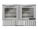 Continental Refrigerator UC48NGD 48" 2-Glass Door Front Breathing Undercounter Fridge, 10.5 cu. ft. 1 image
