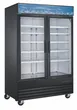 Drago America DR29MGHF 49" Glass Door Freezer, 29 cu ft, Black Finish, 115V, R290 1 image