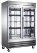 Drago America DR47RG 54" 2-Glass Door Reach-In Refrigerator, 47 cu. ft., Bottom Mounted 1 image