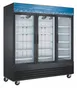 Drago America DR52MGHF 79" Glass Door Freezer, 52 cu ft, 79.5"W x 30.6"D x 80.7"H, Steel, R290 1 image