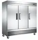 Drago America DR72F 81" 3-Solid Door Reach-In Freezer, Bottom Mounted, 72 cu. ft., Stainless Steel 1 image