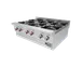 Drago America DRHP36 36" Countertop Gas Hotplate, (6) 30000 Btu Cast Iron Burners With One Standing Pilot Per Burner 1 image