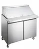 Drago America DRSP36-15M 36" 2-Door Mega Top Sandwich Prep Table, 15 Pans, Stainless Steel 1 image