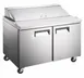 Drago America DRSP48-12 48" 2-Door Sandwich and Salad Prep Table, 12 Pans, 10 cu. ft. 1 image