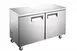 Drago America DRUC60R 60" Two Solid Door Undercounter Refrigerator, Stainless Steel, 15 cu. ft. 1 image