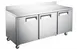 Drago America DRWT72R 72" 3-Section Worktop Refrigerator w/ 3 Doors, Front Breathing, 15.5 cu. ft. 1 image