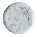 GET PA110F712812 Plate - 11" Diameter Coupe Rim Porcelain Corona Marble - 1 Dozen 1 image