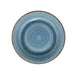 GET PA1604902024 8" Round Artisan China Plate, Rolled Edge, Blue Finish - 1 Dozen 1 image