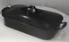 Spring USA 2271-8 Induction Server, 4 Qt Black, Insert, 5.4"H×19.9"W×9.4"D, Oven‑Safe, Cover 1 image