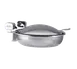 Spring USA 2372-6/36 Induction Buffet Server, 15.35" Dia, Hinged Cover, 18/10 Steel, 1-1/4- to 4-Qt 1 image
