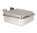 Spring USA 2374-6 Induction Server, 6 Qt, Rect, 19.8"L x 15.3"W x 6.8"H, Hinged, 18/10 Stainless 1 image