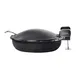 Spring USA 2382-88/36 Induction Sauteuse, 15-1/4" Dia x 6" H, 1-1/4-4 Qt, Black Pearl, Hinged Cover 1 image