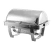 Spring USA 2509-6A Chafing Dish, 14‑Qt, 26"L×18‑9/10"W×15‑1/4"H, Roll‑Top, 18/10 Polished Steel, NSF 1 image
