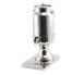 Spring USA 2528-6/5 Milk Dispenser 5-1/4 Qt 18-1/2"H x7"D Plast., FA‑505 Spigot, 18/10 SS Faucet 1 image