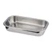 Spring USA 271-66/11 Insert For 2271-5 Server, 4 Qt Rectangular Stainless Steel Inset, Oven Safe 1 image