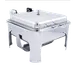 Spring USA 3374-6 Chafing Dish, Rect 6 Qt 15-3/8" x 15-5/8" Stainless Steel Chrome Hinged Lid Stand 1 image