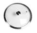 Spring USA 356-21/30M Motif Cover - 11"-12" Round Domed Tempered Glass Lid with Stainless Steel Rim 1 image