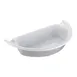 Spring USA 372-62/36/12 Insert Pan – 2 Qt Inset Buffet Server, 14¼"x7"x2⅜" Stainless, White Coating 1 image