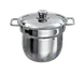 Spring USA 375-60/6 Soup Tureen - 6-7 Qt, 10" Dia x 7-1/2" H, Stainless Steel with Handles, No Lid 1 image