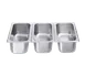Spring USA 522-66/13 Insert - 2.7 Qt Pan, 12.9" x 7" x 2.5", Stainless, Dishwasher Safe - 1/3 Size 1 image