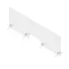 Spring USA SFPT2472 Safety Shield, 72"W x 10-1/2"D x 23-3/4"H, 17"W x 5-3/4"H Window, 4 Stabilizing Feet 1 image