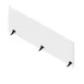 Spring USA SFTS2472 Safety Shield, 72" W x 6-7/16" D x 23-15/16" H, Clear Acrylic with Black Steel Feet (3) 1 image