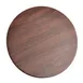 Spring USA SK-14502FXW Skyra Platform, 10-3/5" Dia. x 3/4" H Inset, Stainless, Faux‑Wood, Brown 1 image