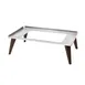 Spring USA SK-14505141 Skyra Stand, 1/1 GN Rect, 20.5" x 12.5" x 5.5" Stainless Wood-Finish Legs 1 image