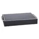 Spring USA STS-1220-ST Rect Riser 22"W x 14"D x 3.5"H, 18/8 Steel, Titanium, Silver, 4", 1‑2 Steps 1 image