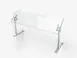 Spring USA VG3-P-SP-48 Versa-Gard Freestyle Glass Food Shield, 48" X 28” 1 image