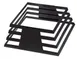 Spring USA XC1124-8 XCESSories Display, 4-3/8" H x 8" W, Titanium-Coated 18/8 Stainless Steel 1 image