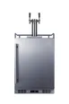 Summit SBC683OSTWINCFB Outdoor Beer & Coffee Kegerator, 24" Wide - 115V 1 image