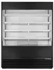 True TOAM-60-HC~NSL01 60" Vertical Air Curtain Merchandiser in Black, Self-Contained, 4 Shelves 1 image