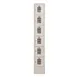 Winholt WL-66-15 6-Tier Floor Mounted Lockers, 12"W x 15"D x 78"H, Beige Finish, Mesh Grid Vented 1 image