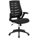 Flash Furniture BL-ZP-809-BK-GG Office Chair, 41-3/4"-45-1/2" Height, 250 lb, Black Mesh Back, Arms, Tilt Lock 1 image