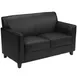 Flash Furniture BT-827-2-BK-GG Loveseat 52x29x32-1/4 in, Black LeatherSoft, fire-retardant, black feet 1 image