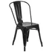 Flash Furniture CH-31230-BK-GG Stacking Side Chair, Galvanized Steel, 500 lbs, Stacks 8 High – Indoor/Outdoor 1 image