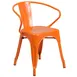 Flash Furniture CH-31270-OR-GG Orange Armchair, 500 lb, Galvanized Steel Frame, Powder Coat Finish 1 image